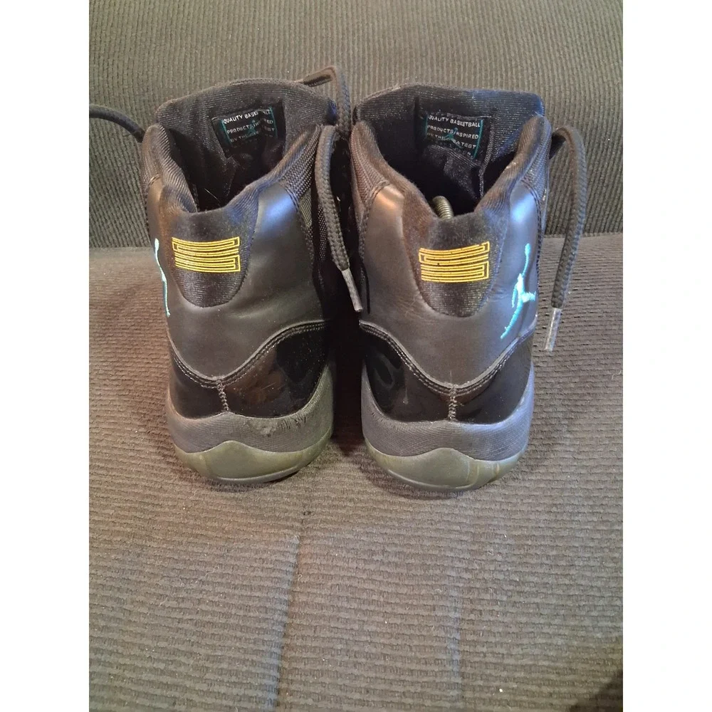 Air Jordan 11 Retro Gamma Blue Black Mens Size 12 378037-006 Basketball Shoe‎